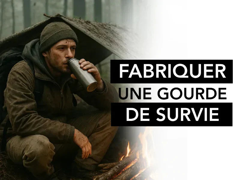 Fabriquer une gourde de survie