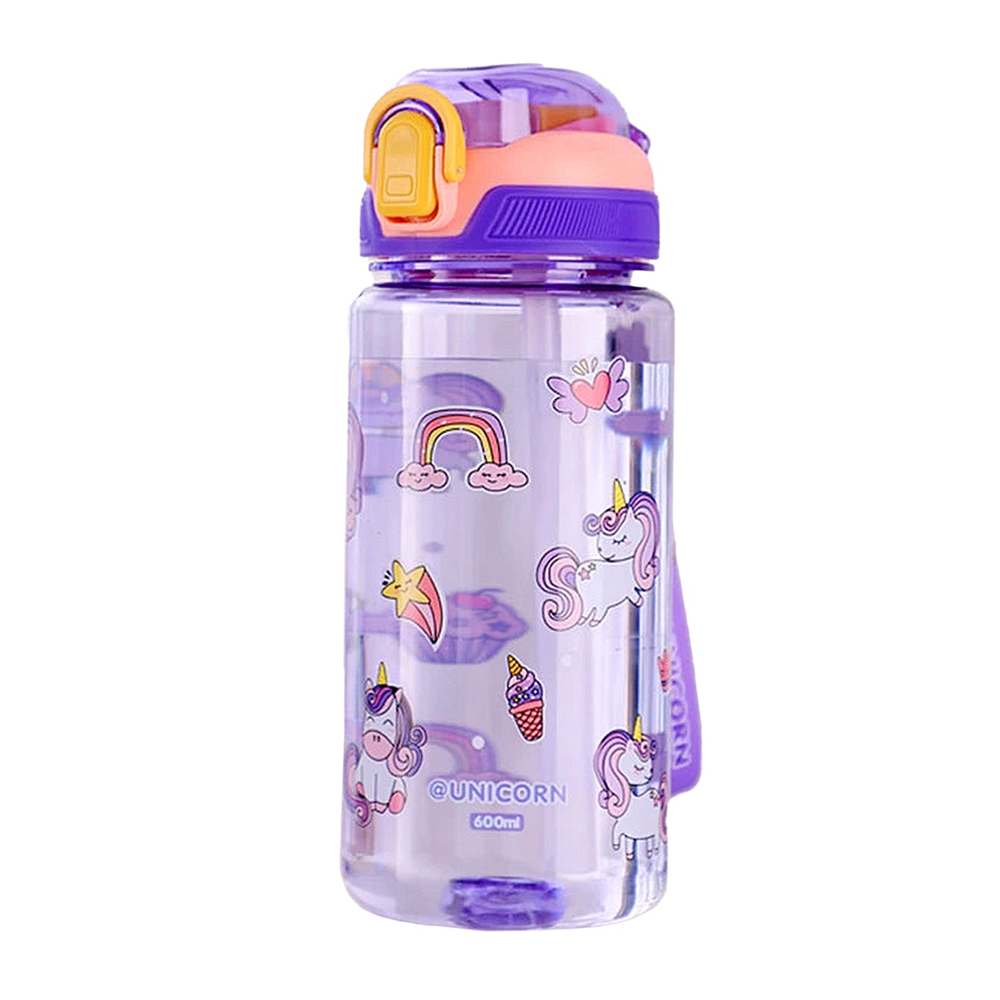 Gourde licorne violette pour enfant