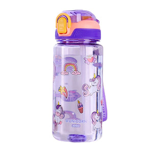 Gourde licorne violette pour enfant