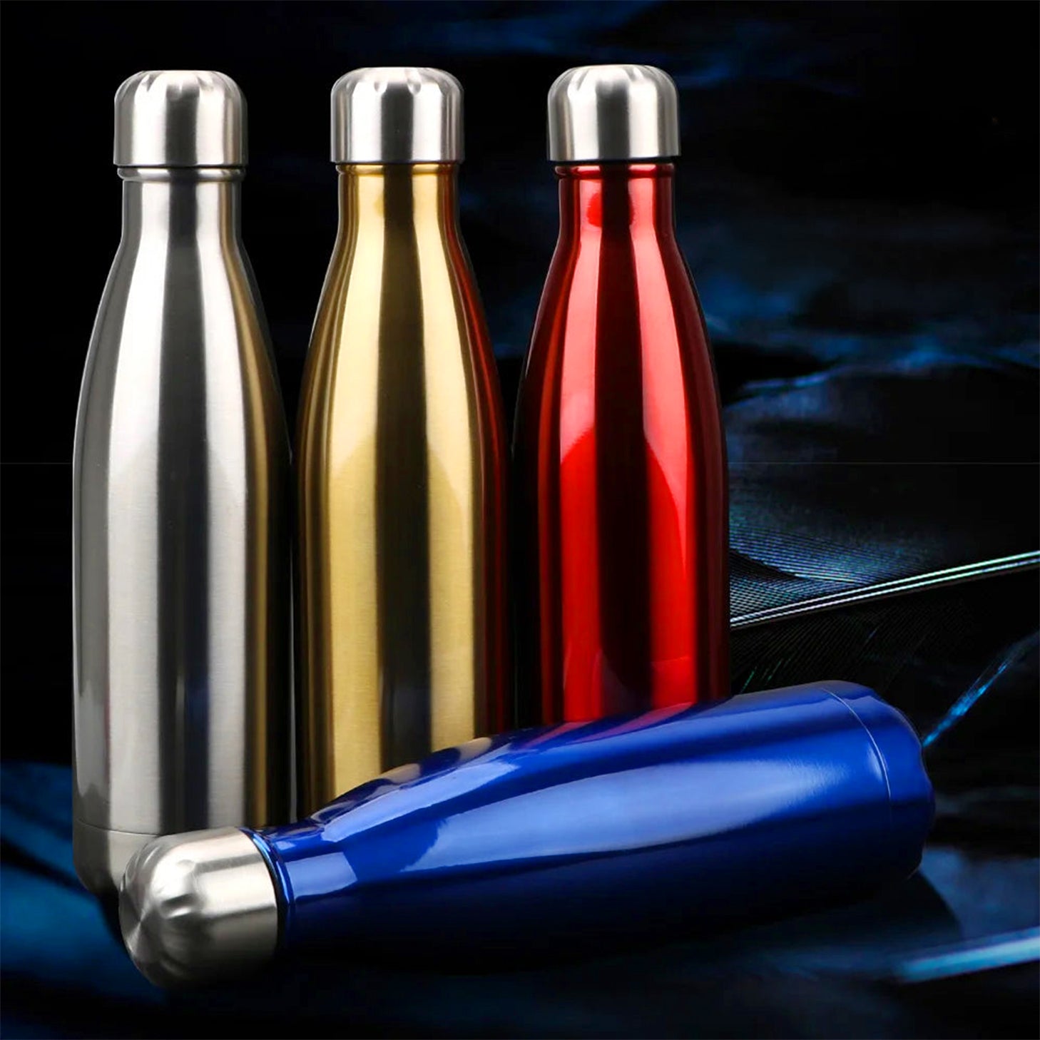 Gourdes en inox coloré