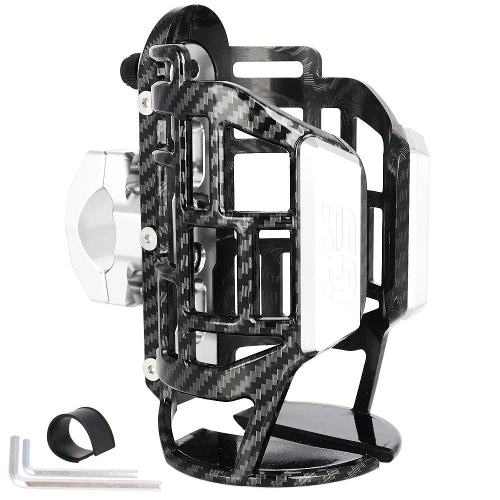 Support carbone tressé blanc