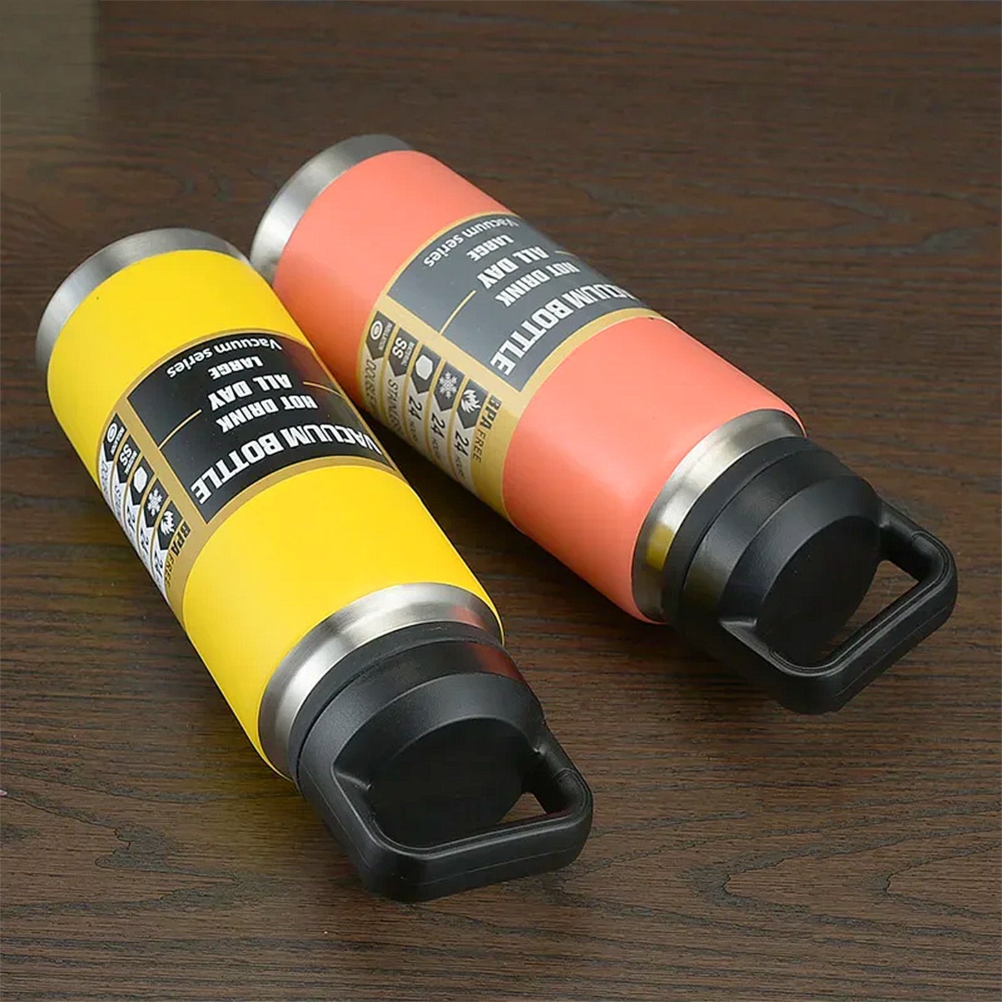 gourde isotherme métal avec poignée