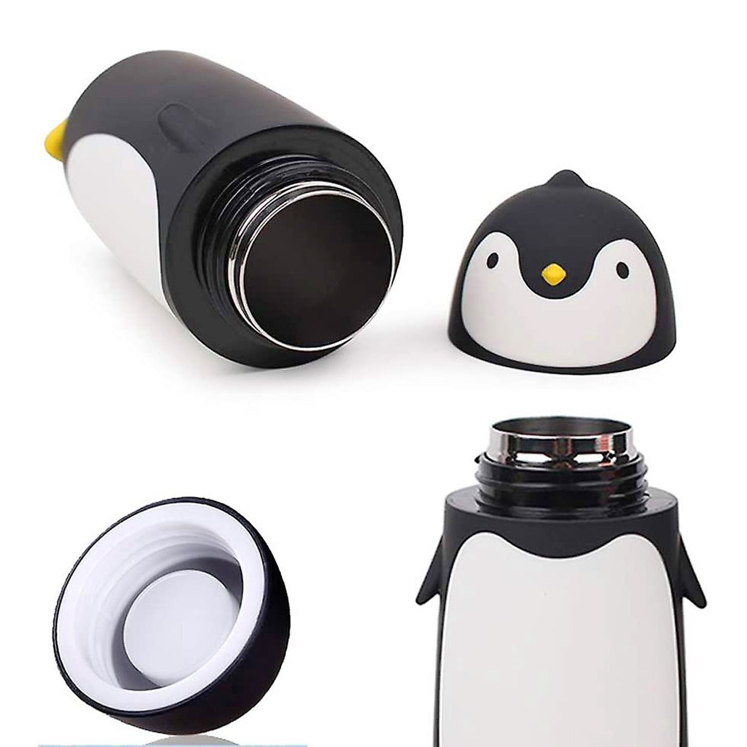 gourde noir pingouin