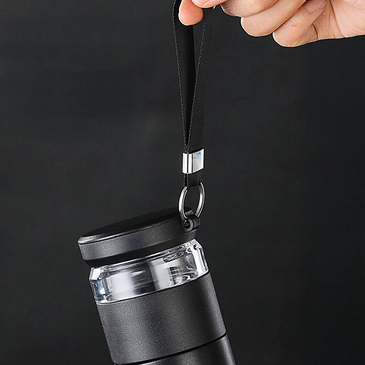 gourde avec lanière