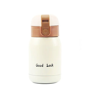 gourde beige en inox isotherme