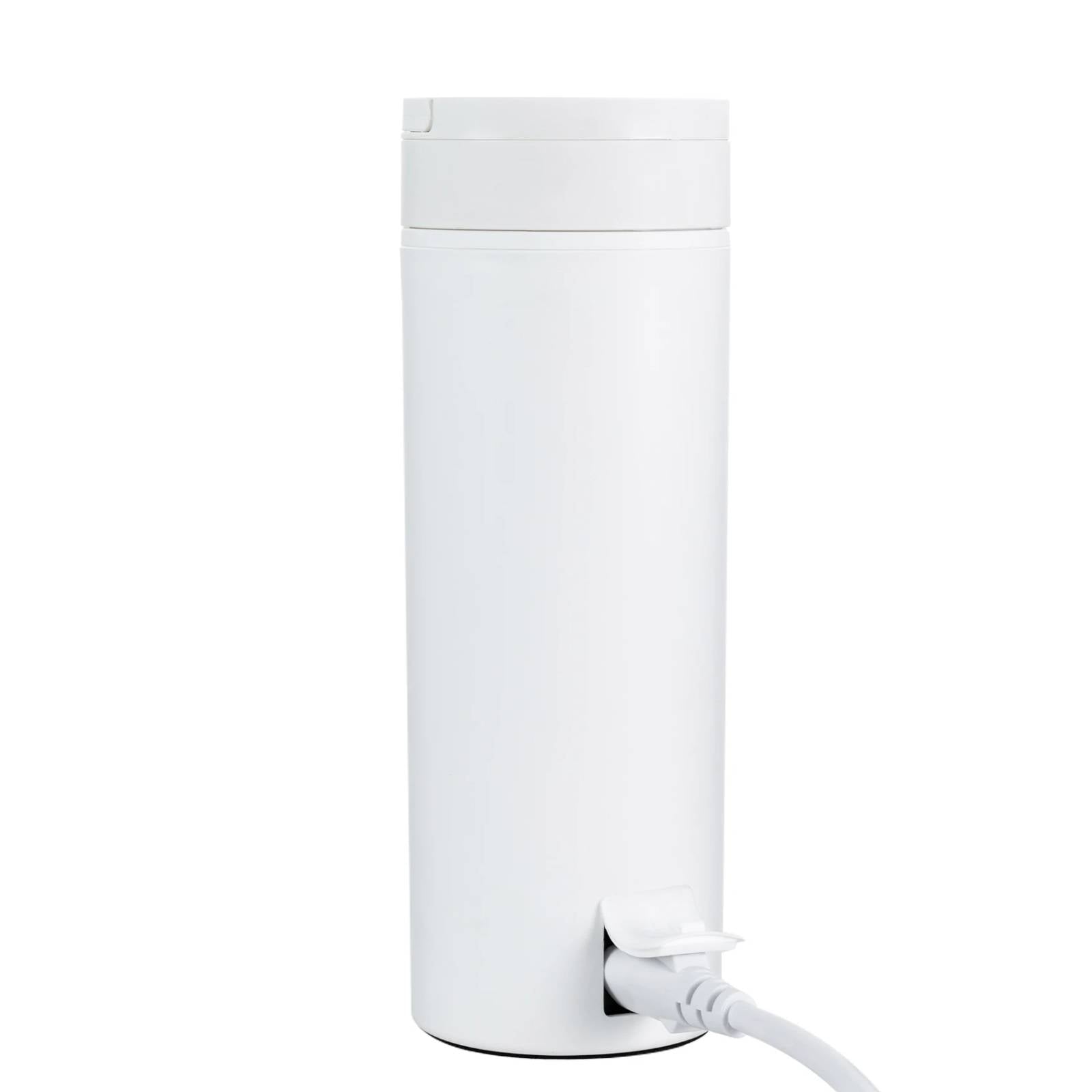 gourde blanche chauffante isotherme