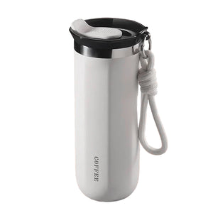 gourde blanche isotherme 500ml inox