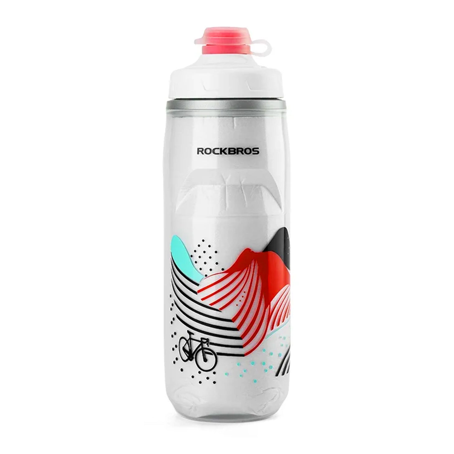 gourde cyclisme 620ml blanche pour vélo