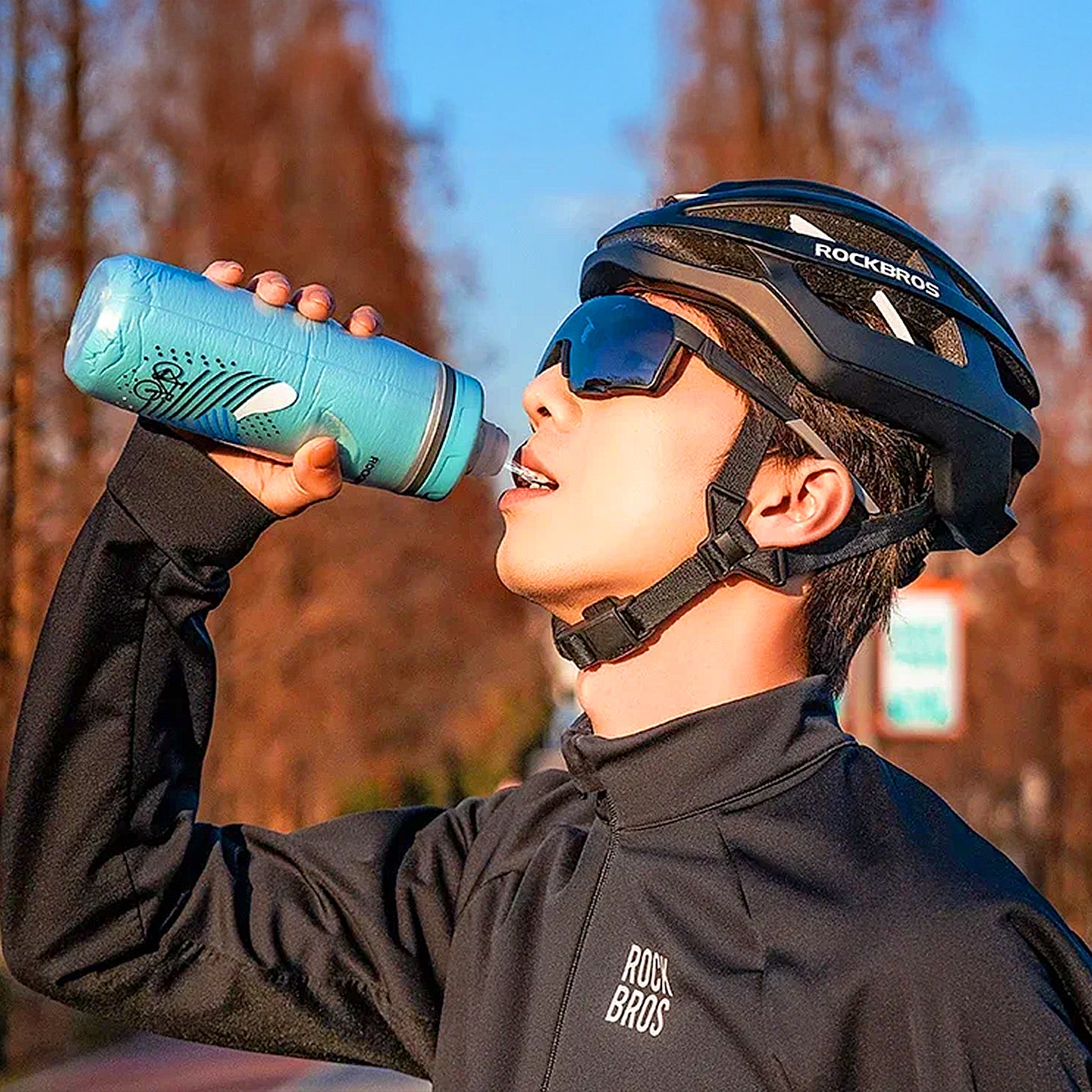 gourde cycliste pratique sans bpa