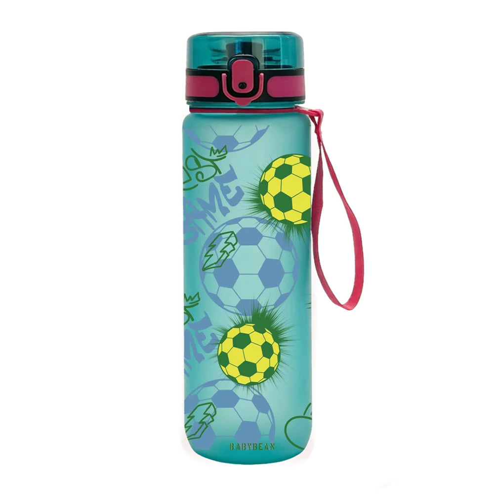 gourde de foot avec bouton