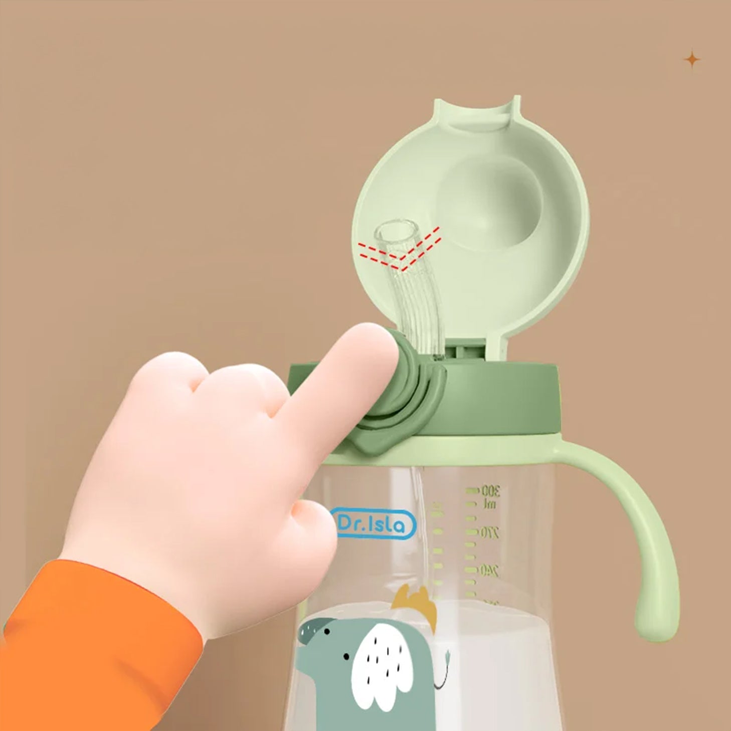 gourde enfant avec poignée 300ml