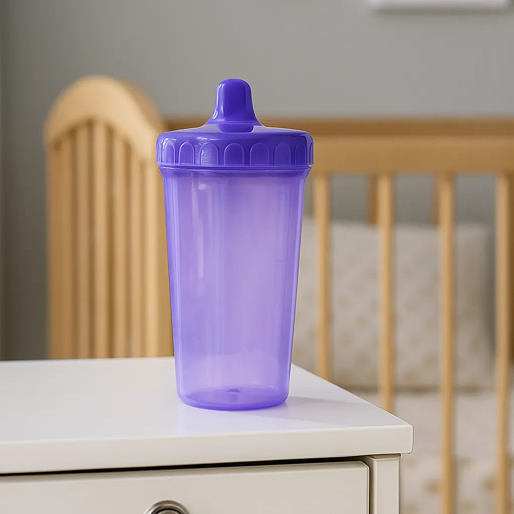 gourde enfant violette avec bec 300ml