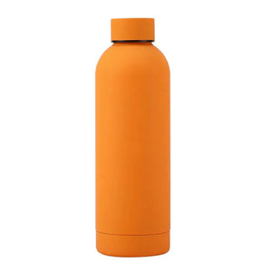 Gourde métal inox orange