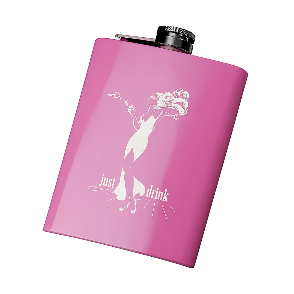 gourde femme avec verre a champagne