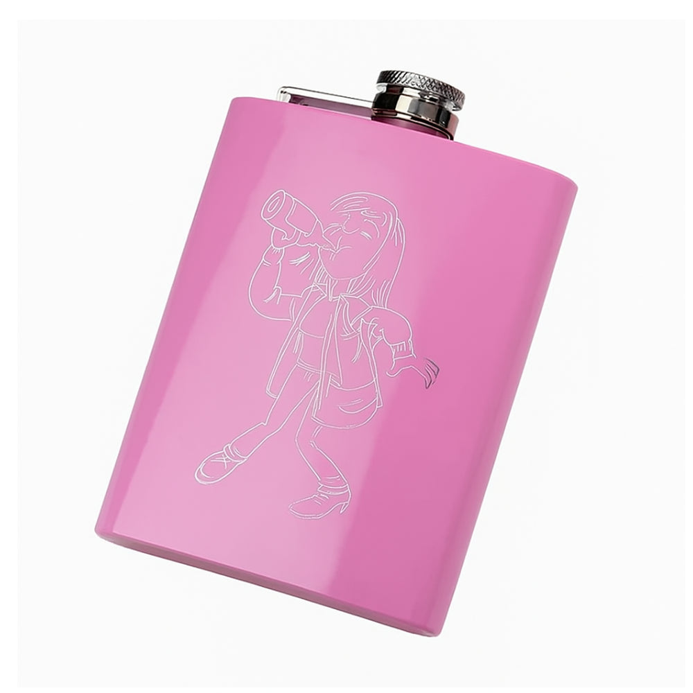 gourde flasque rose 250ml