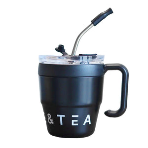 gourde mug isotherme noir