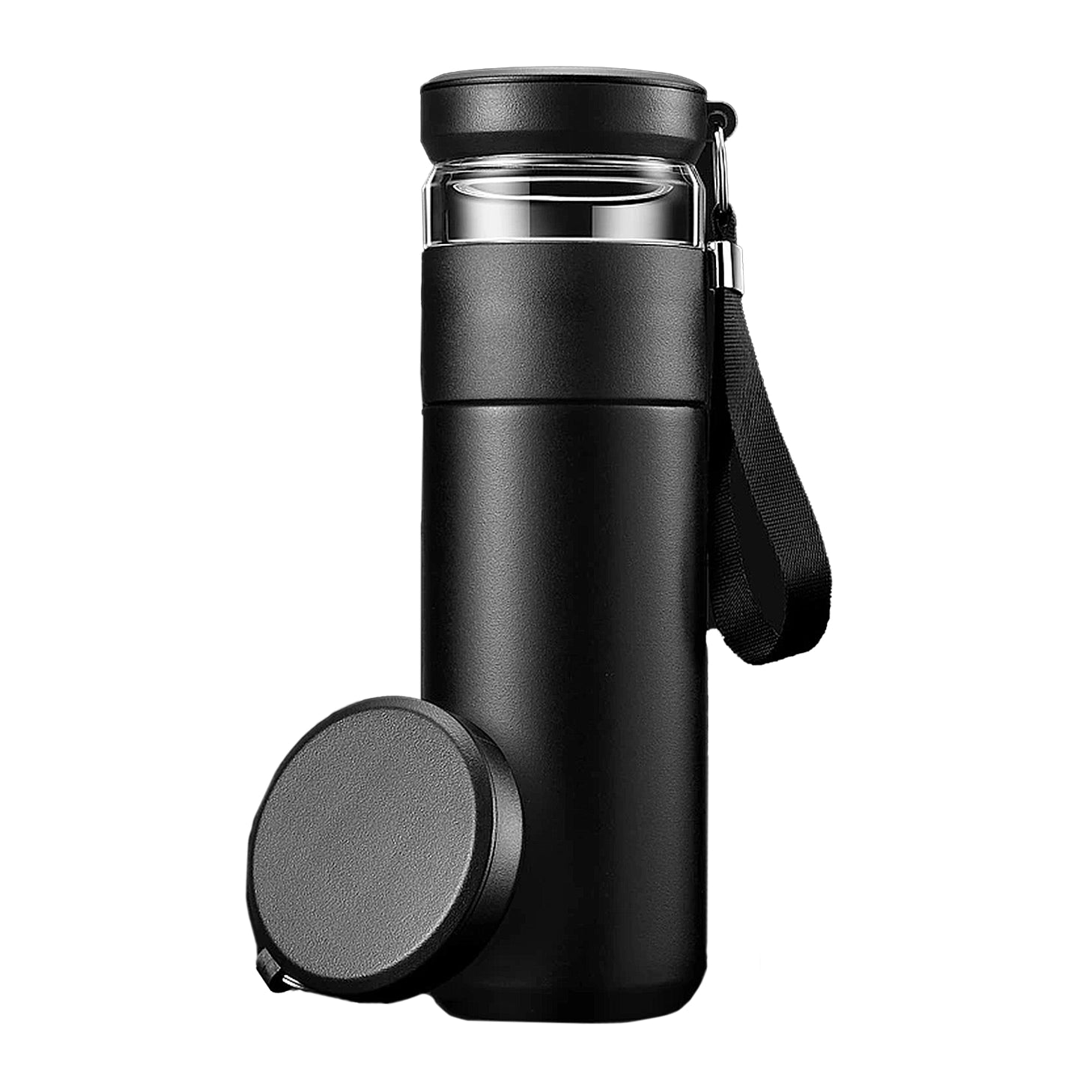 gourde noire isotherme infusion thé