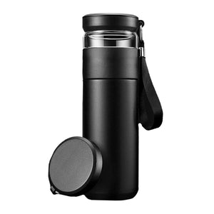 gourde noire isotherme infusion thé