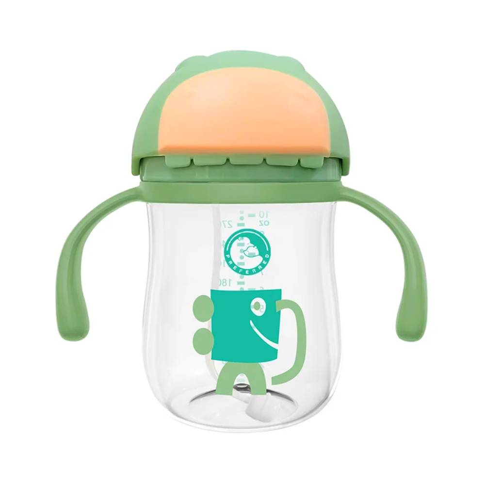 gourde pour enfant verte avec poignée