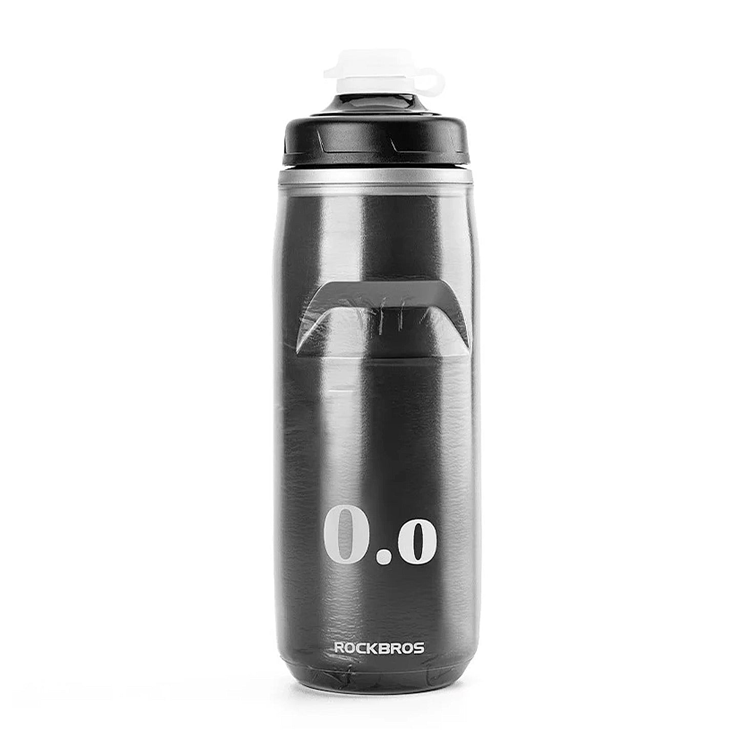 gourde pour vélo grise 620ml