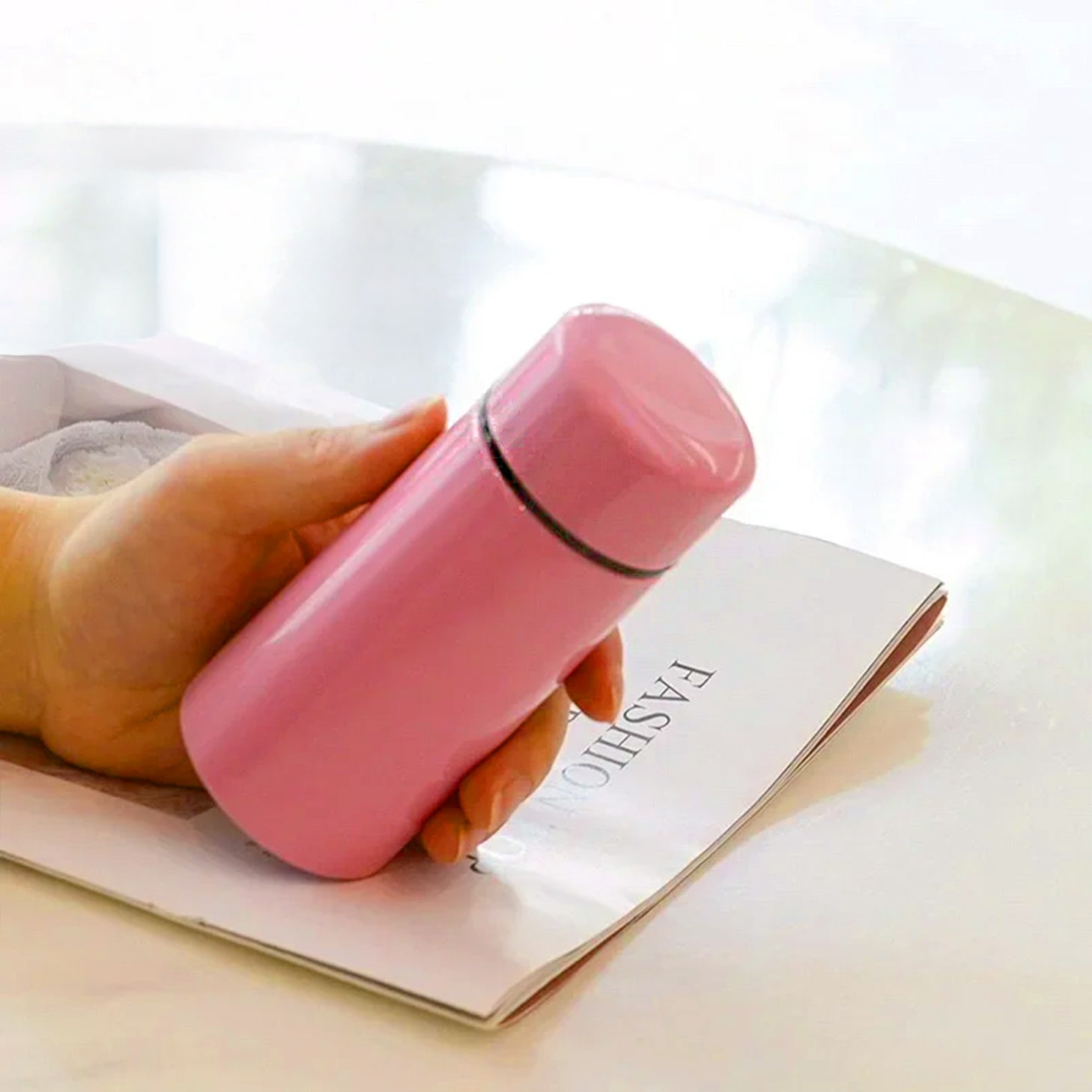 gourde rose de petite taille