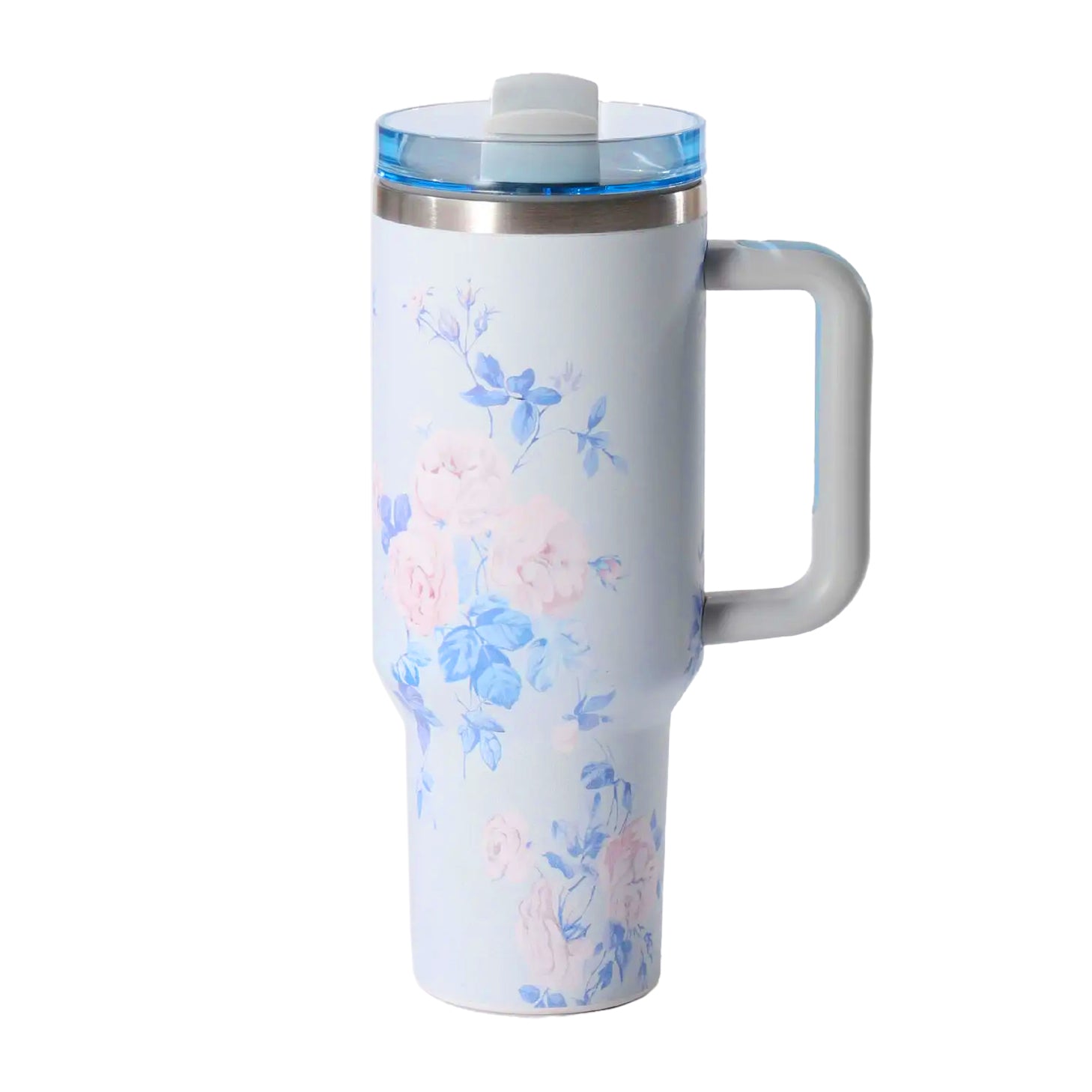 gourde tasse design fleurs