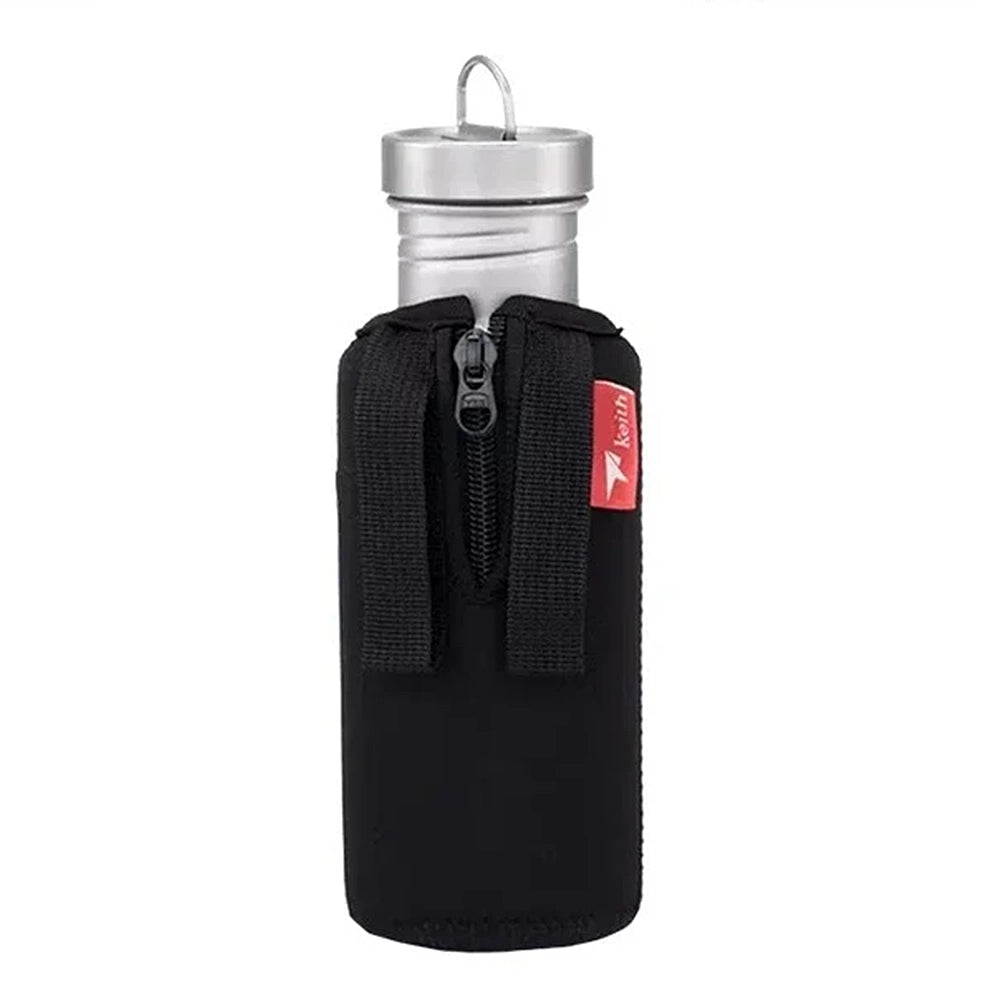 gourde titane avec étui de 700ml