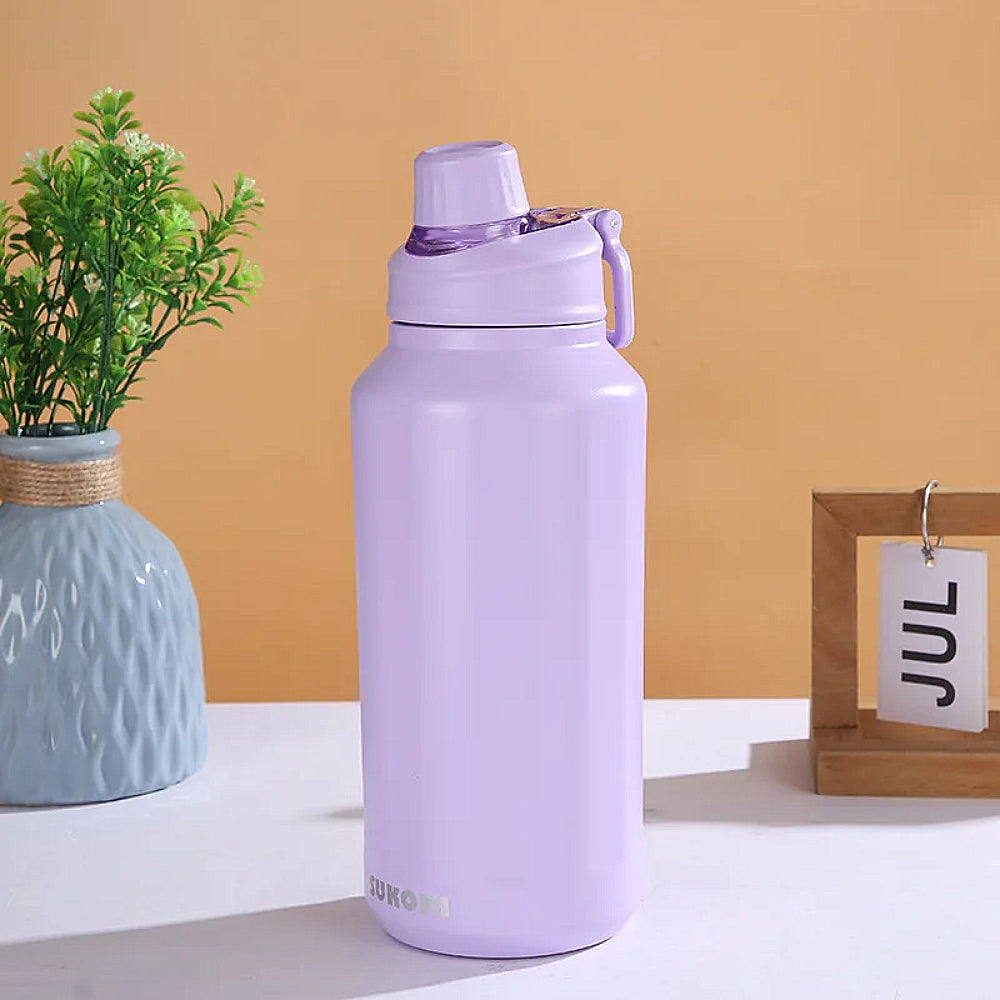 gourde violette 1L en inox