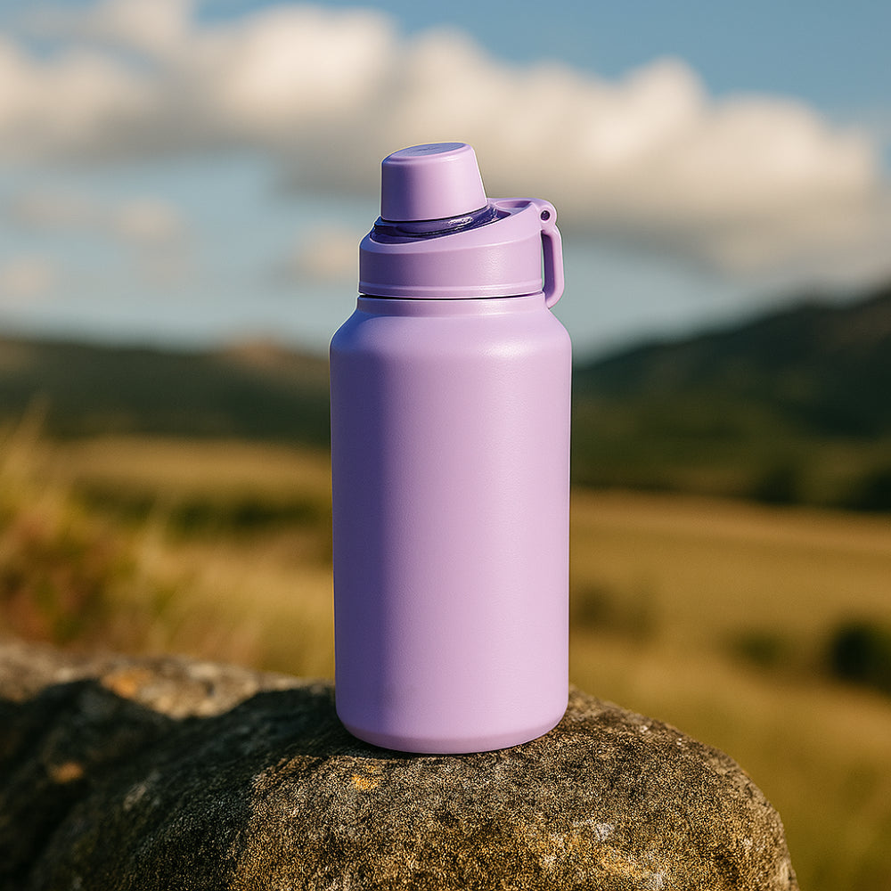 gourde violette de 1 litre