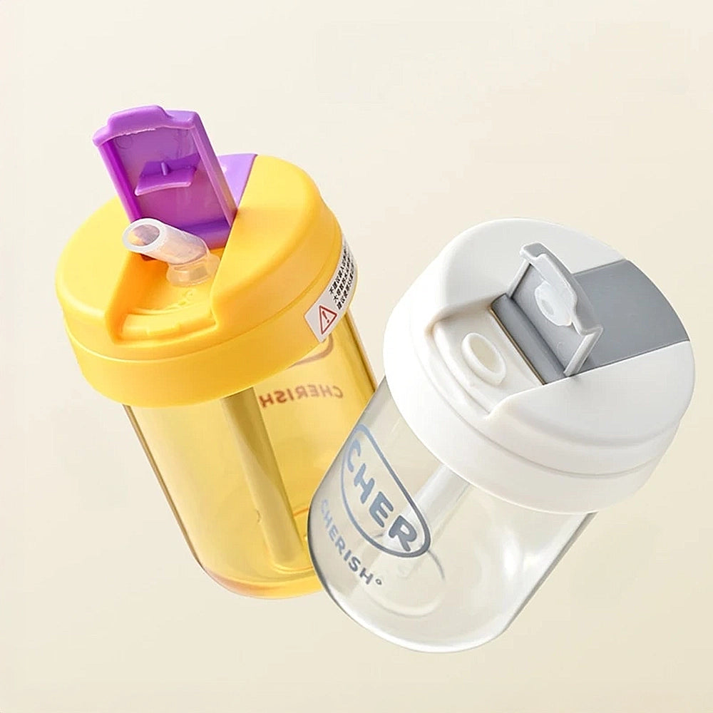 mini gourde avec paille et couvercle