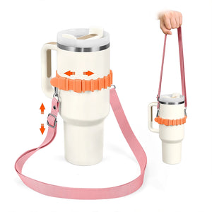 sangle de gourde orange réglable