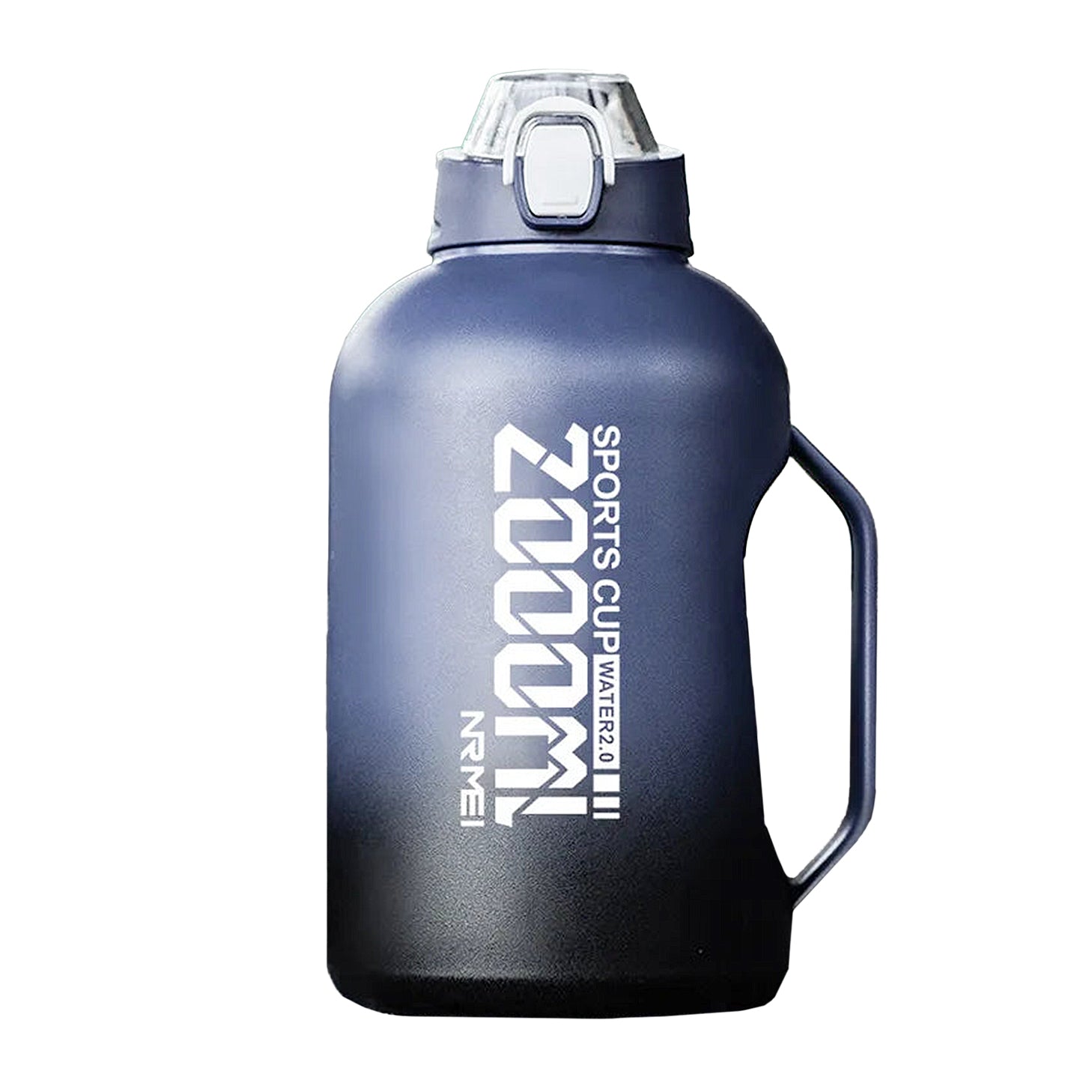 Gourde 2 litres isotherme bleu