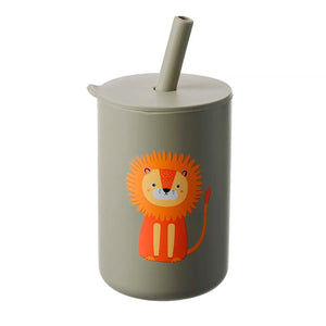 Gourde gobelet pour enfant avec lion