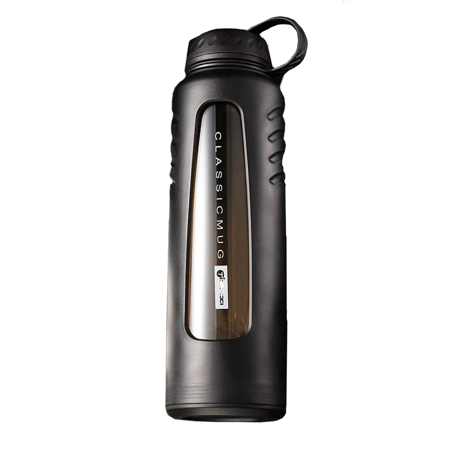 Gourde En Verre Borosilicate 1,5 Litre – Avec Filtre à Thé Et Housse | Parfaite Pour Sport, Bureau