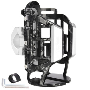 Support de gourde gris carbone forgé 