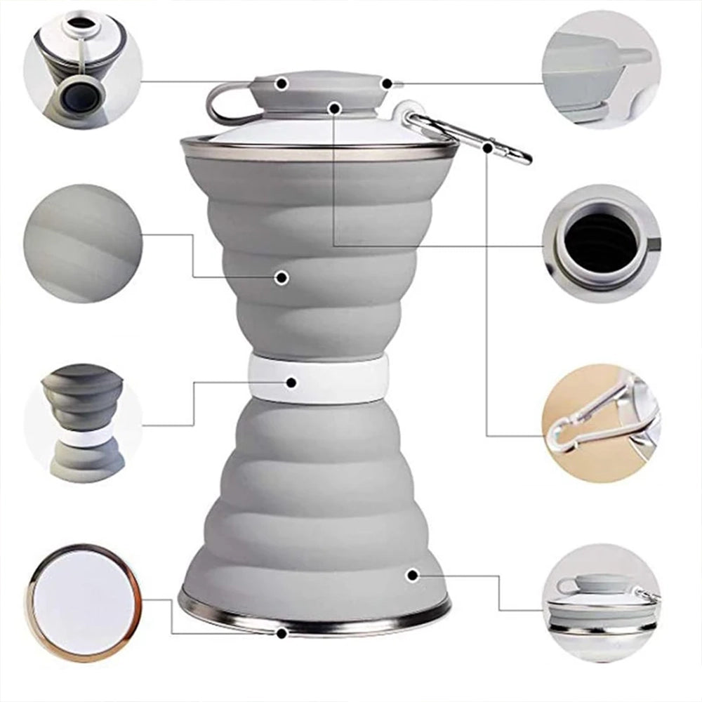 caractéristique de gourde rétractable