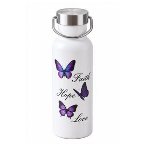 Gourde Inox <br/> 500ml avec Papillon
