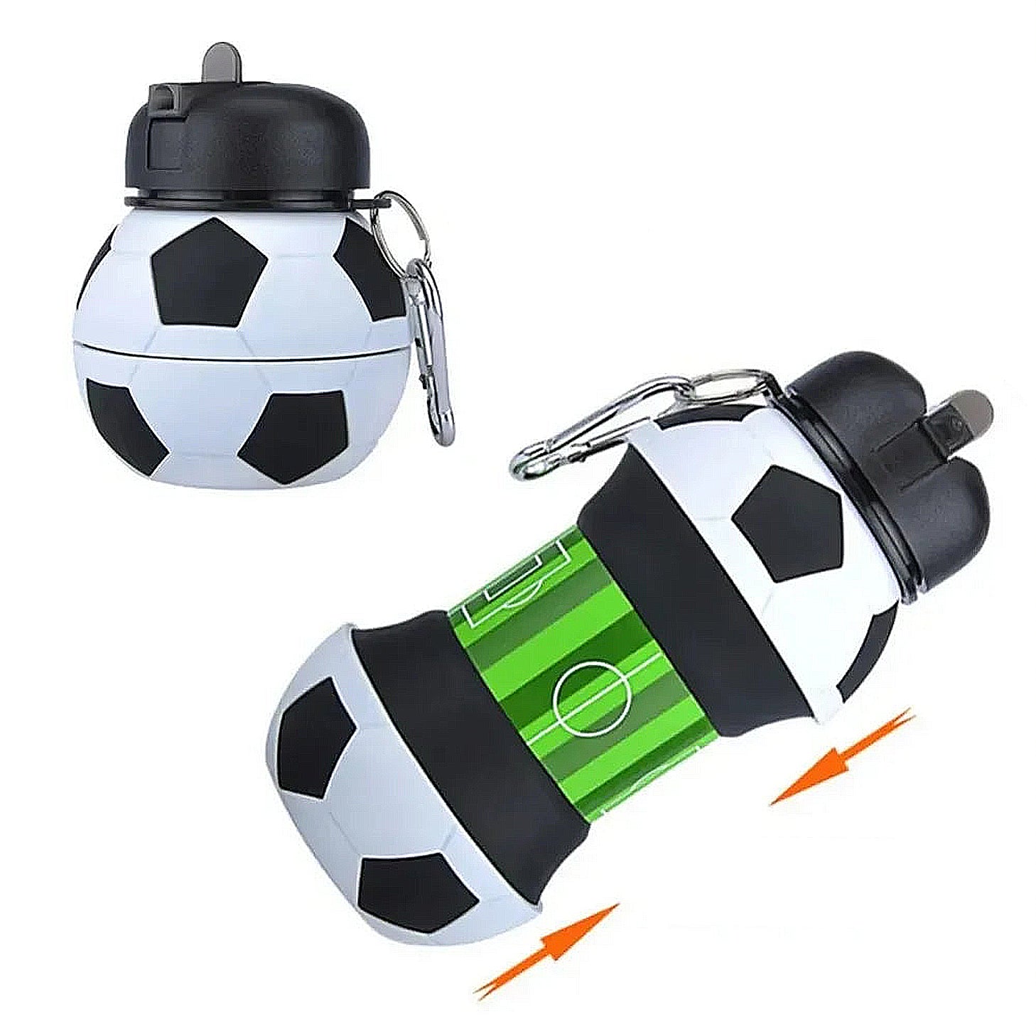 gourde ballon de football pliable