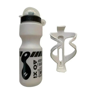 gourde blanche de sport cycliste