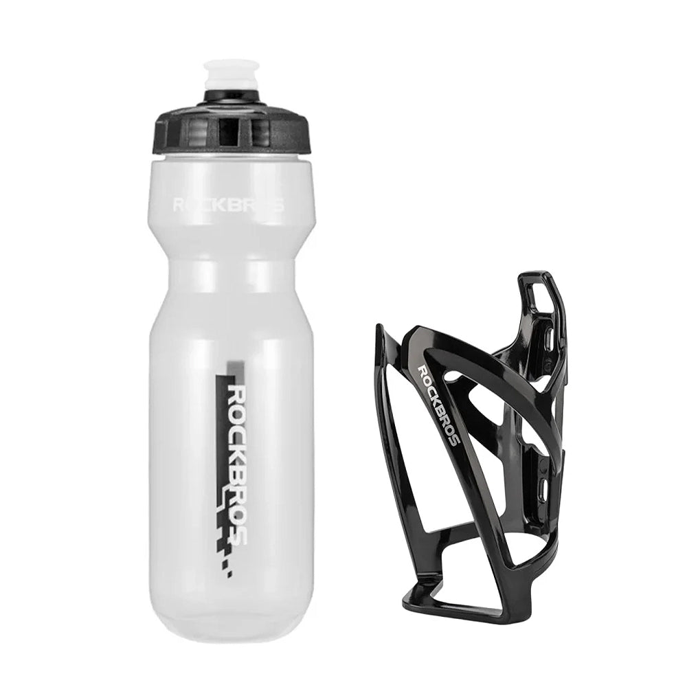 gourde de cycliste avec son support