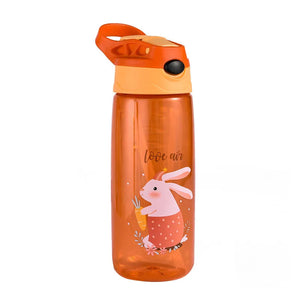 gourde enfant orange avec lapin