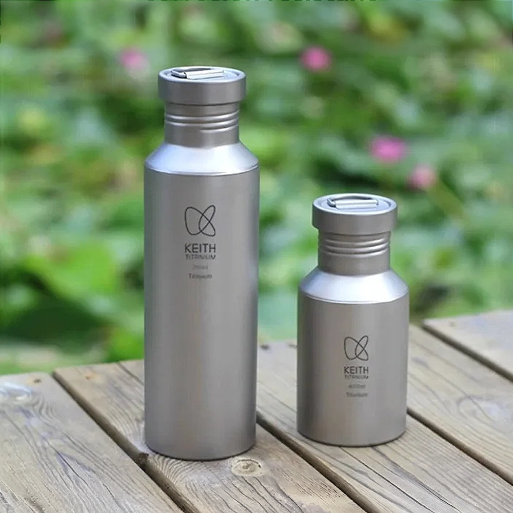 gourde en titane de haute qualité