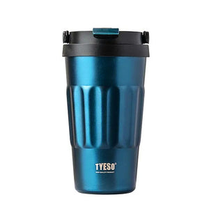 gourde gobelet thermos bleu