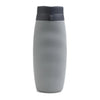 gourde grise pliable de sport
