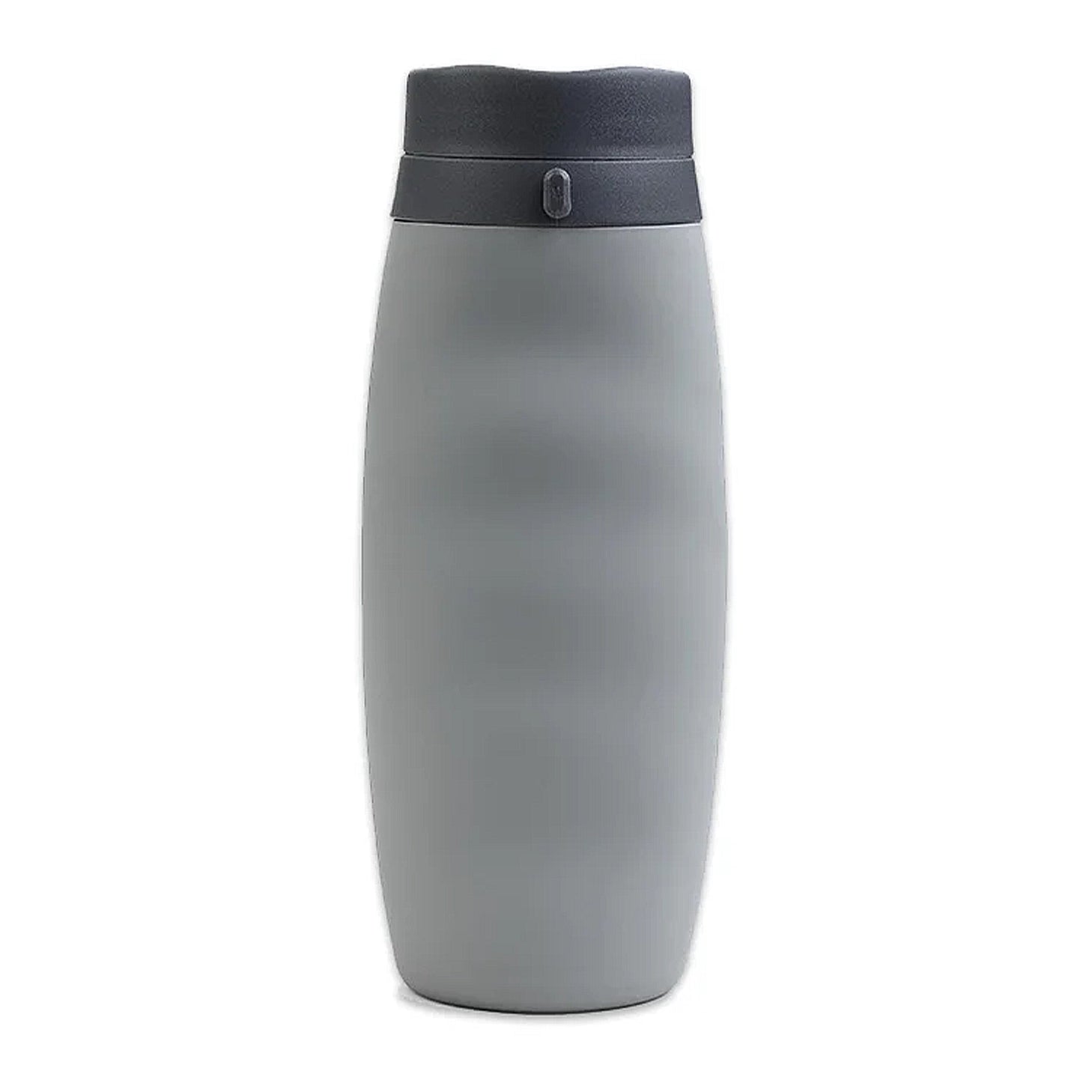 gourde grise pliable de sport