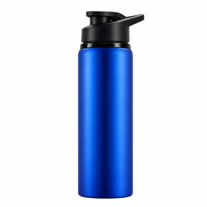 gourde inox isotherme bleu
