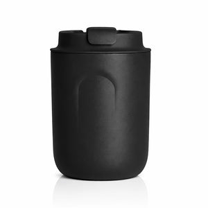 gourde inox noire isotherme tasse café