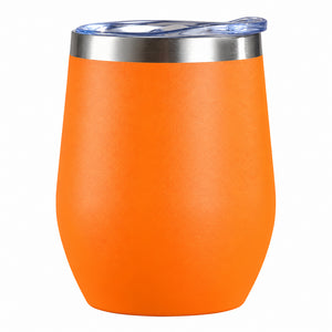 gourde orange isotherme avec couvercle
