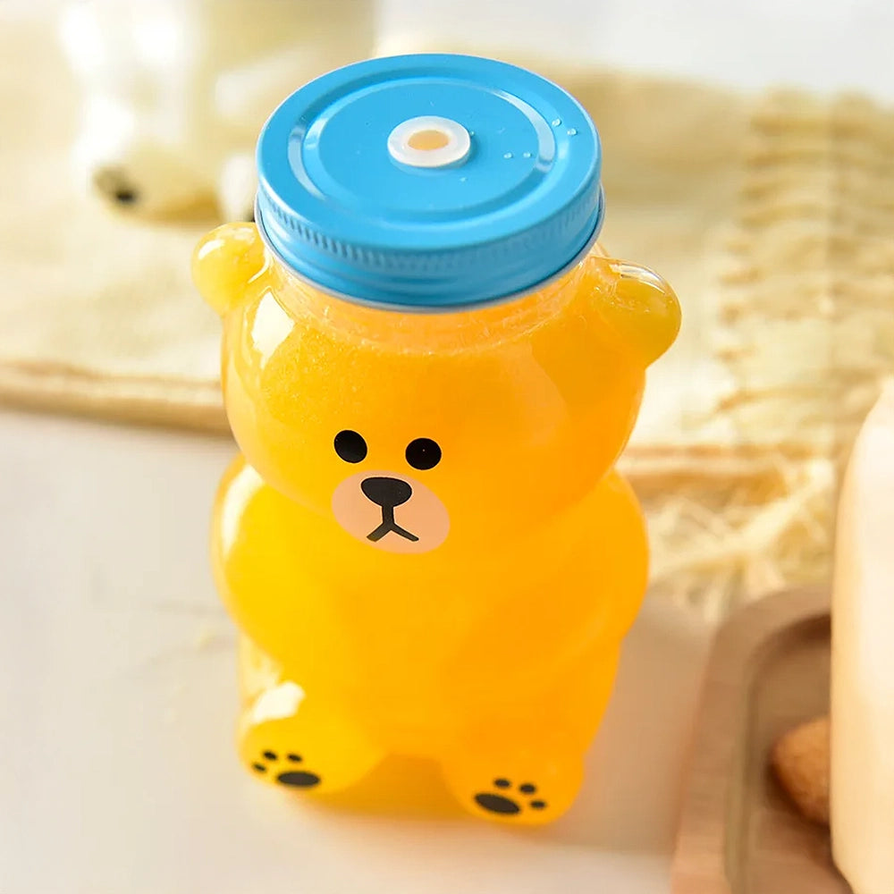 gourde ourson avec paille 550ml