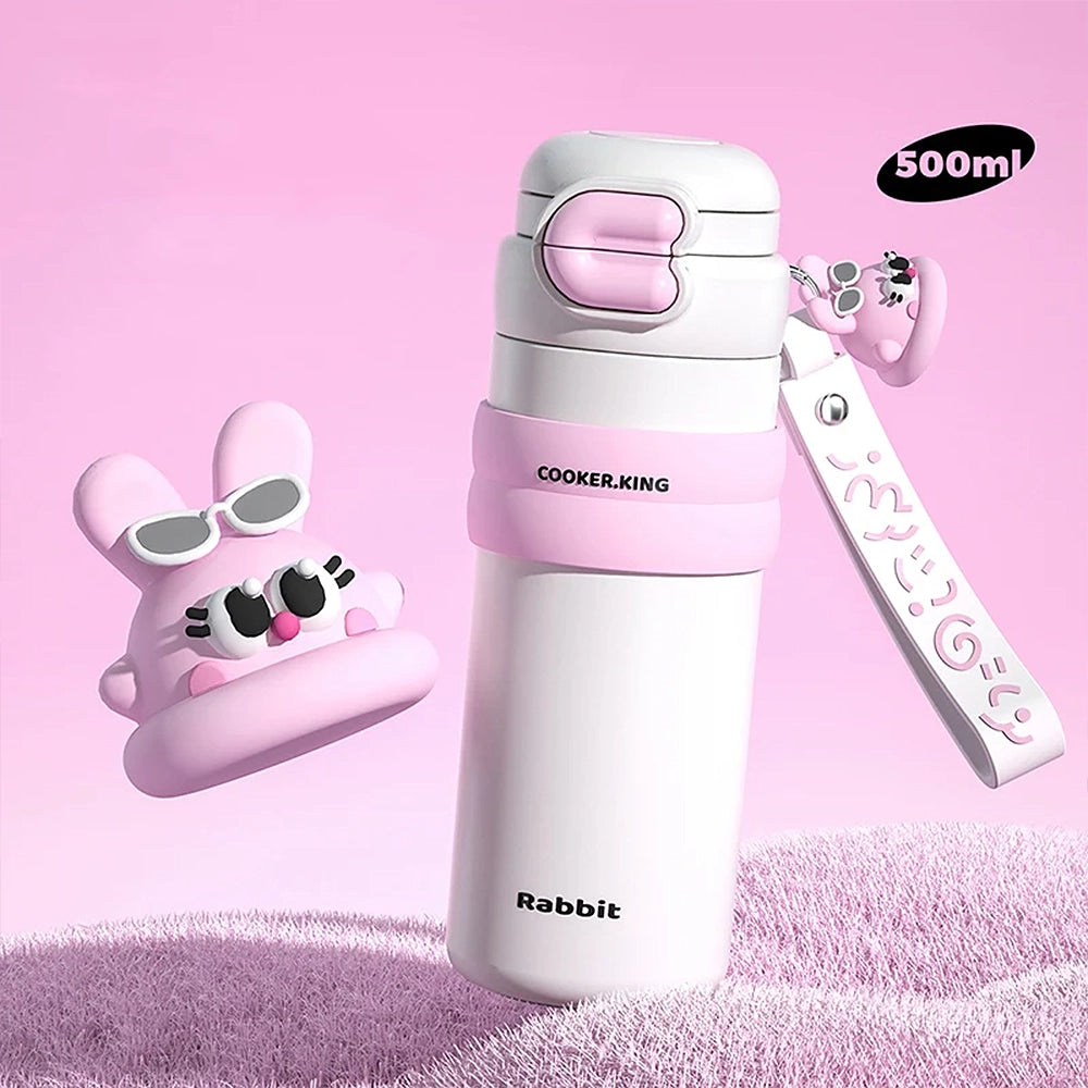 gourde pour enfant isotherme avec lapin